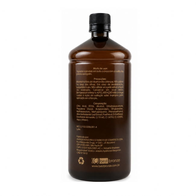 Refil Bronzeamento Médio 1L - Uso Máquina Profissional