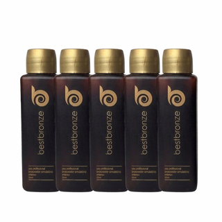 5 Unidades ou 250ml - Refil Bronzeamento Intenso 50ml - Uso Máquina Profissional