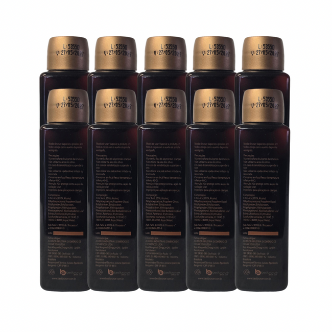 10 Unidades de 50ml ou 1/2 Litro - Refil Bronzeamento Intenso 50ml - Uso Máquina Profissional