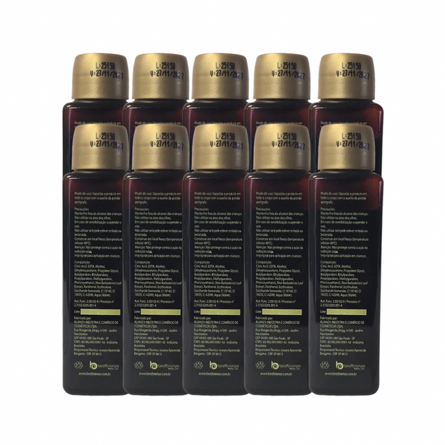 10 Unidades ou 1/2 Litro - Refil Bronzeamento Médio 50ml - Uso Máquina Profissional