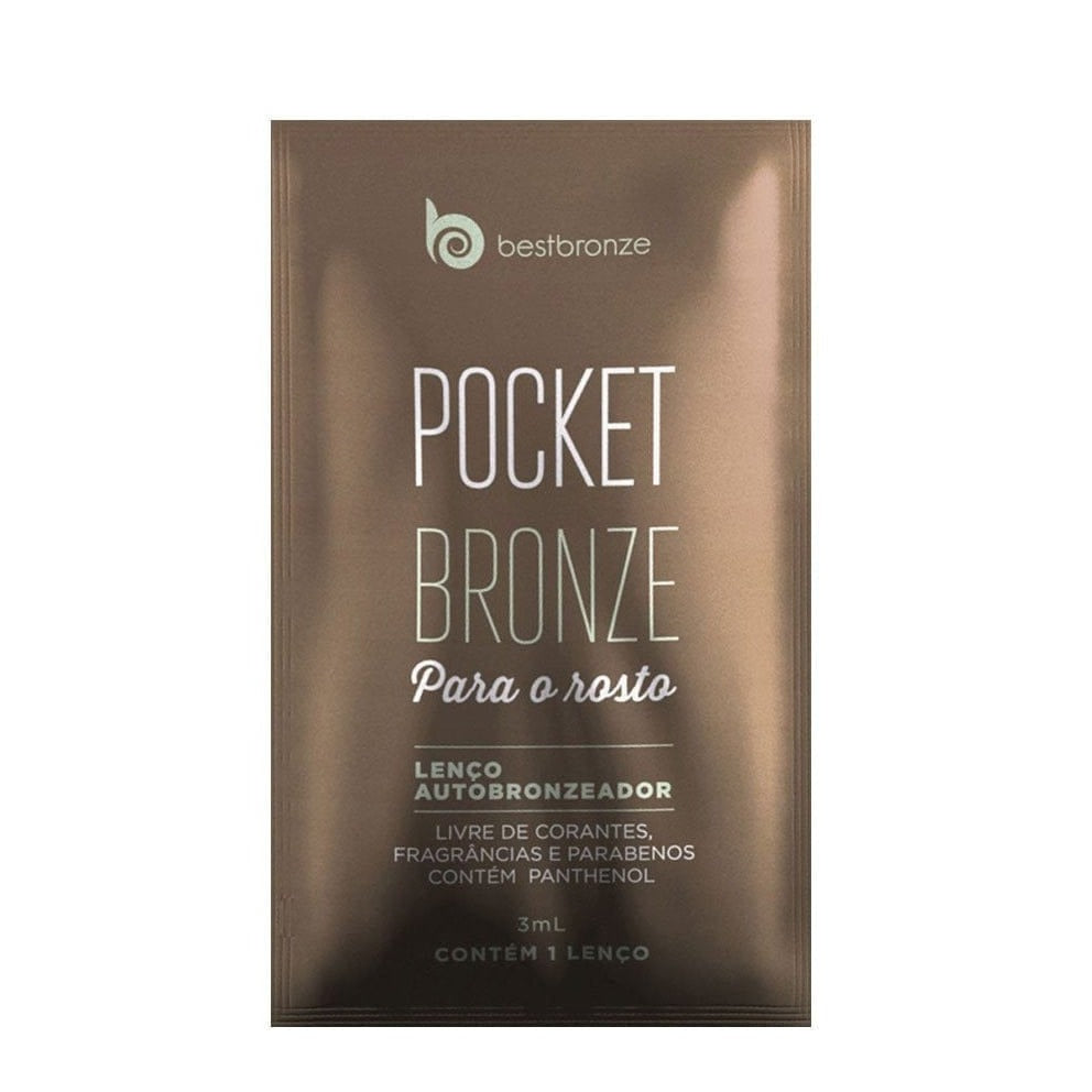 Pocket Bronze - Lenço Autobronzeador para o Rosto - 1 sache - Best Bronze